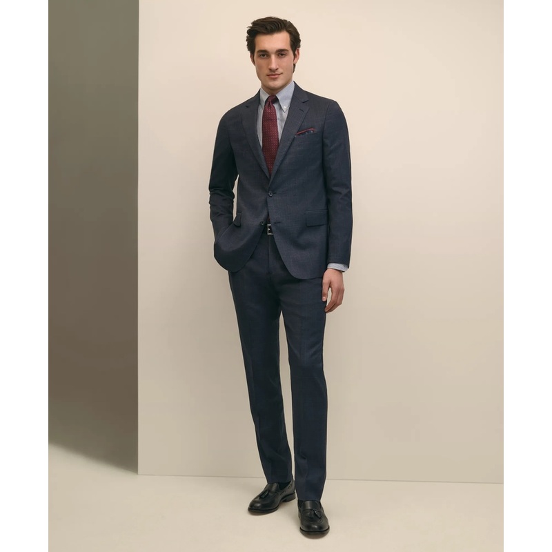 Classic Fit Wool Check 1818 Suit