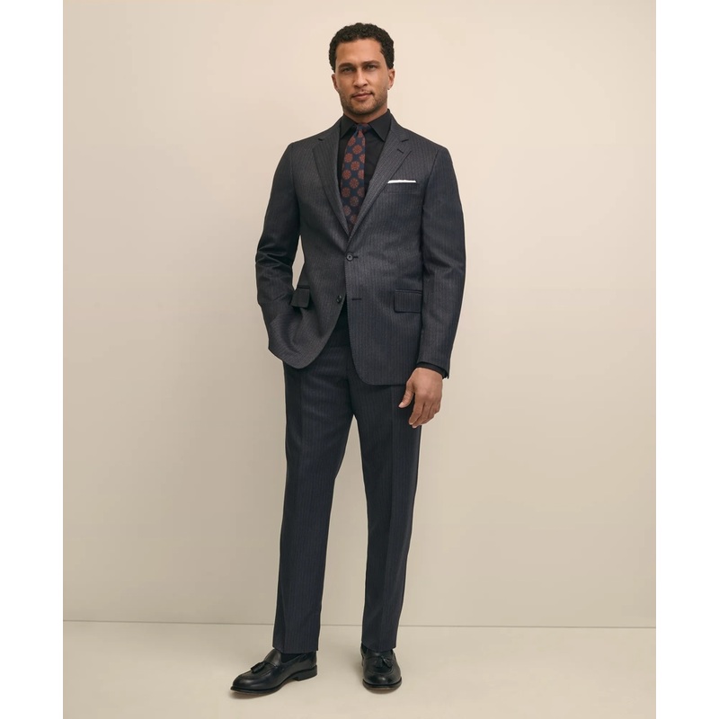 Classic Fit Wool Pinstripe 1818 Suit