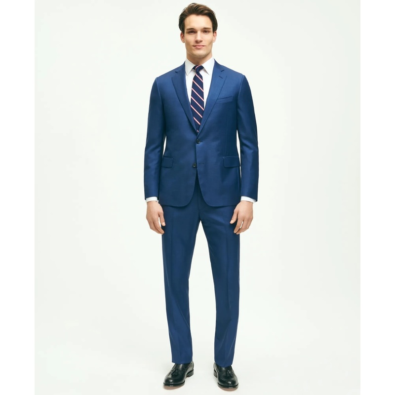 Classic Fit Wool Sharkskin 1818 Suit