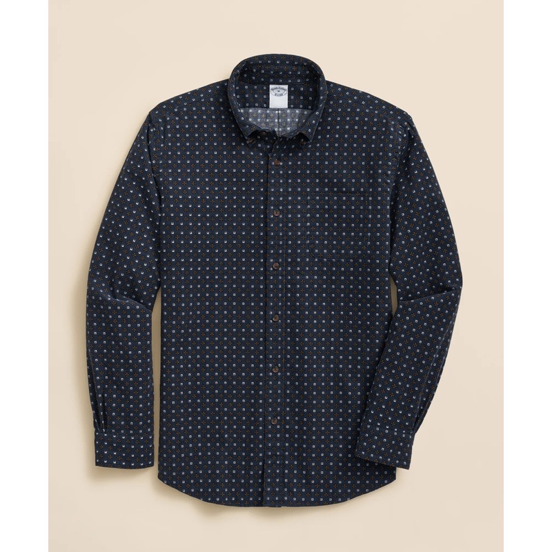 Cotton Corduroy Foulard Sport Shirt