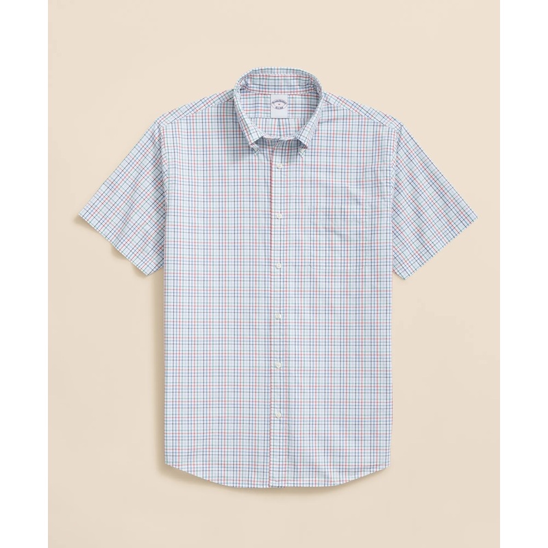 Friday Shirt, Poplin Short-Sleeve Tattersall