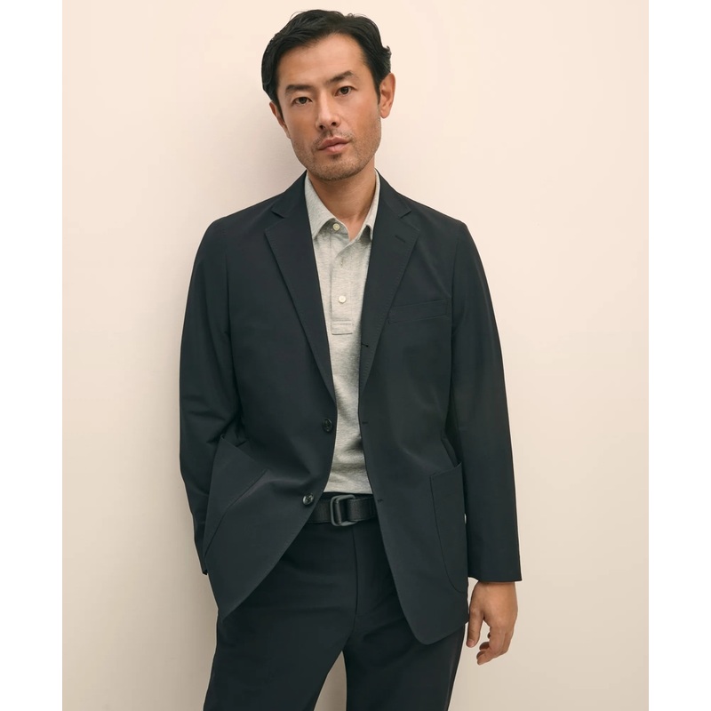 Slim Fit Lightweight Stretch Travel Suit Jacket