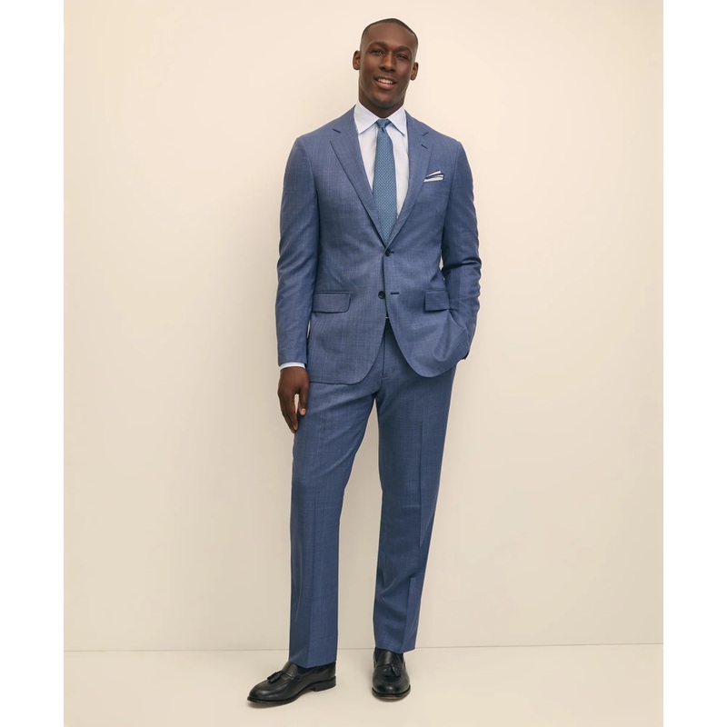 Traditional Fit Wool Check 1818 Suit