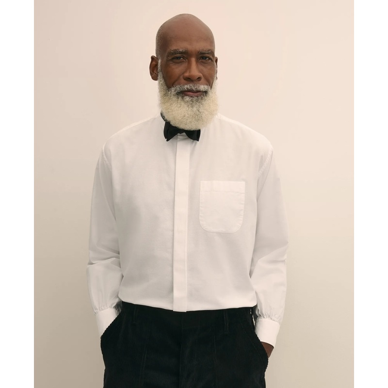 Brooks Brothers X Engineered Garments Cotton Oxford Wing Collar Oversized Dress Shirt