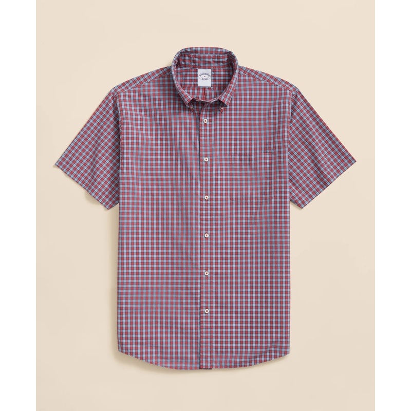 Friday Shirt, Poplin Short-Sleeve Checks