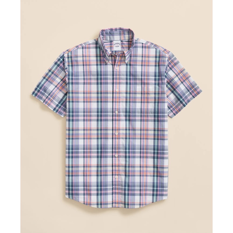 Friday Shirt, Short-Sleeve Poplin Plaid