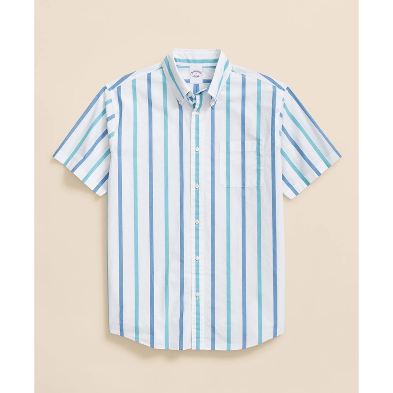 Friday Shirt, Short-Sleeve Poplin Striped