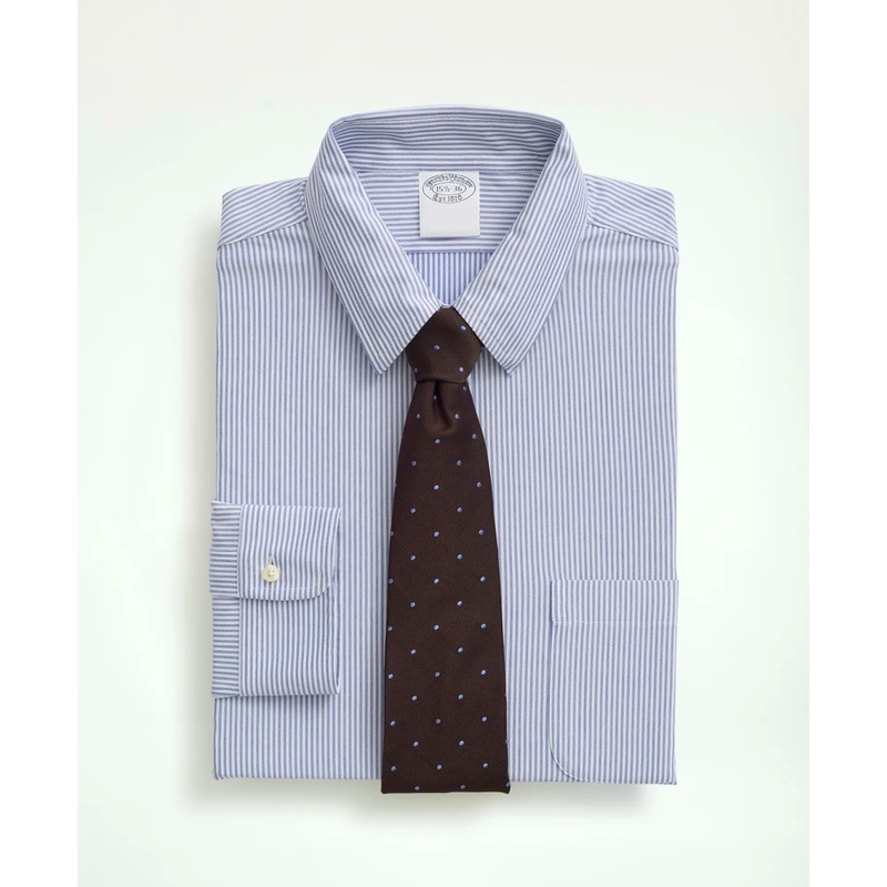 Japanese Knit Striped Dress Shirt