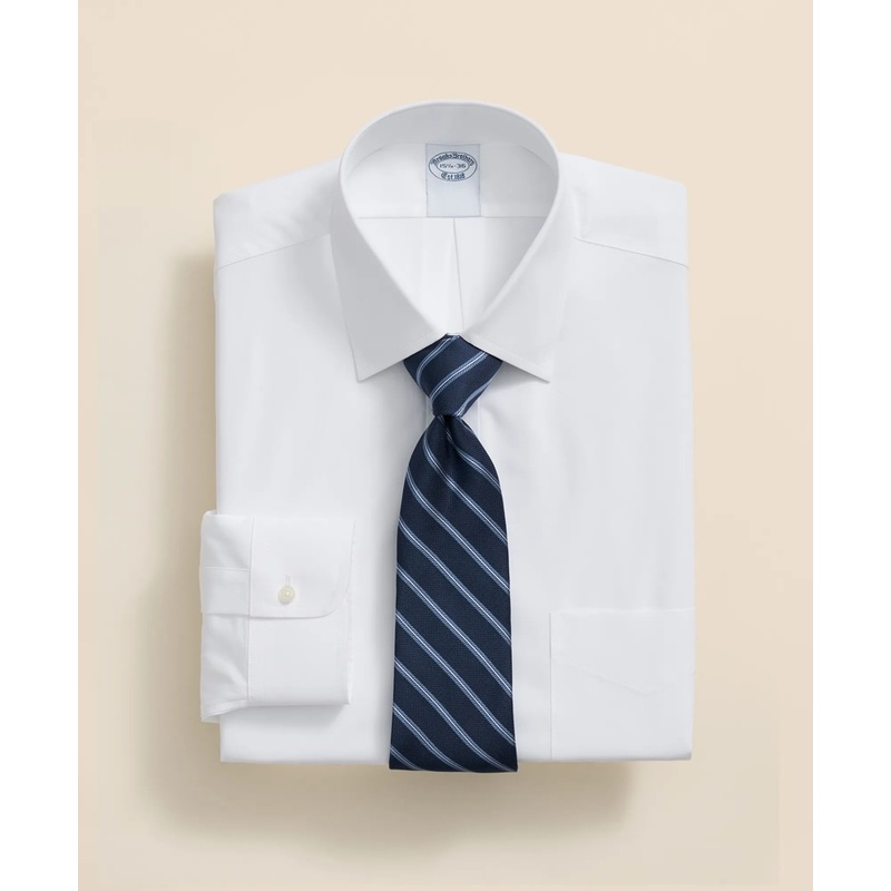 Pure Supima Cotton Regular-Finish Ainsley Collar, Dress Shirt