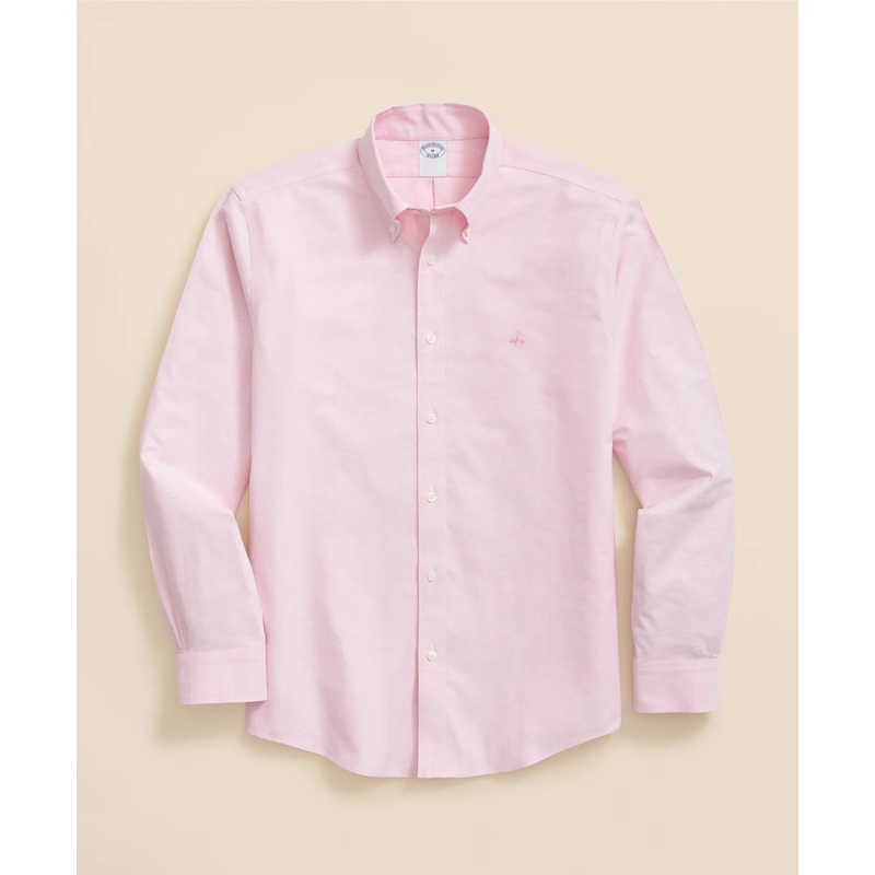 Stretch Cotton Non-Iron Oxford Polo Button Down Collar, Shirt