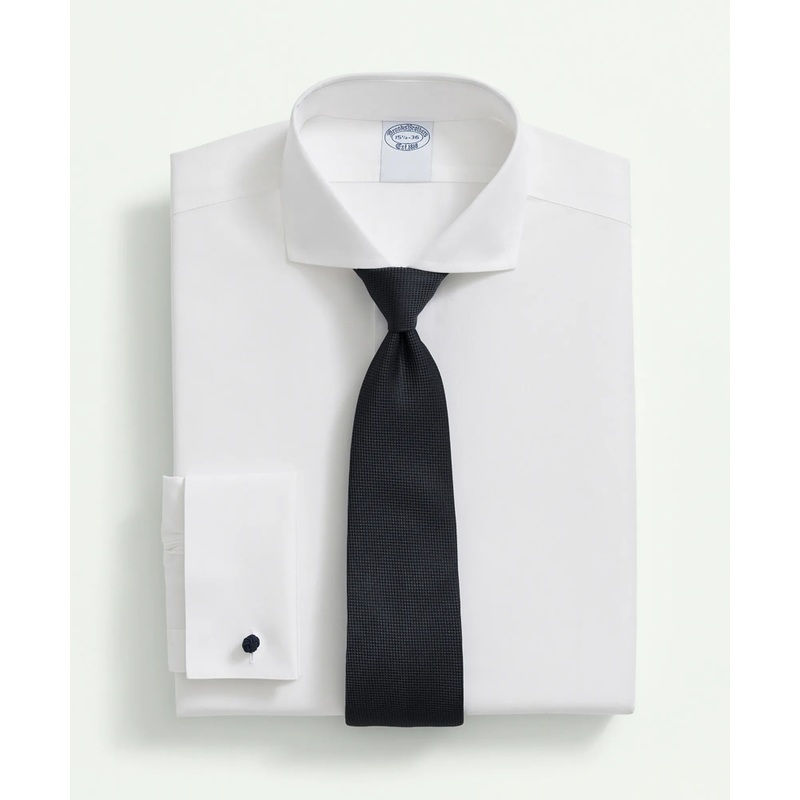 Stretch Supima Cotton Broadcloth Londoner Collar, Dress Shirt