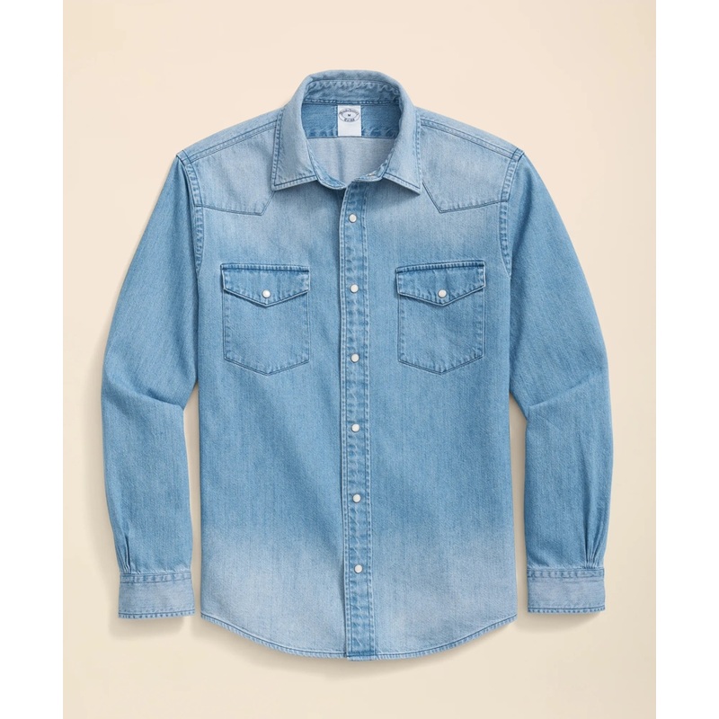 Western Denim Sport Shirt