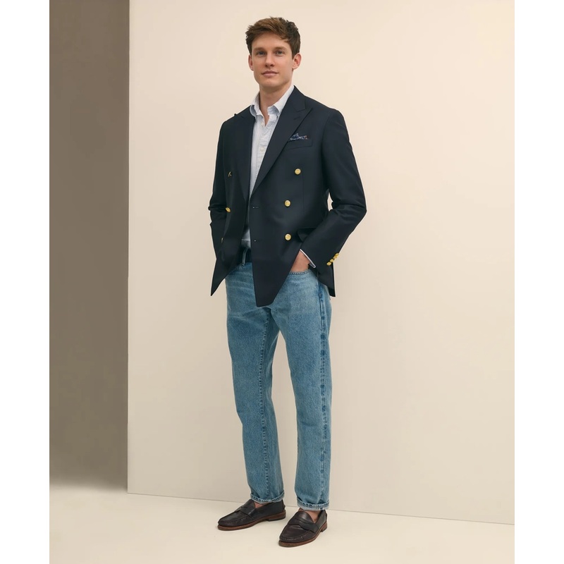 American-Made Classic Fit Double-Breasted 1818 Blazer