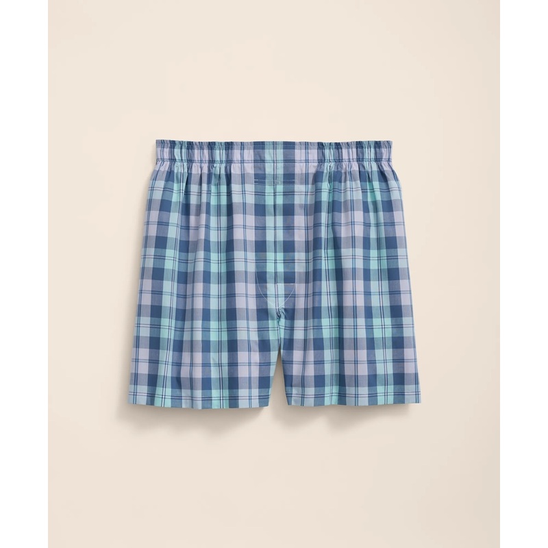Cotton Broadcloth Bold Plaid Boxers