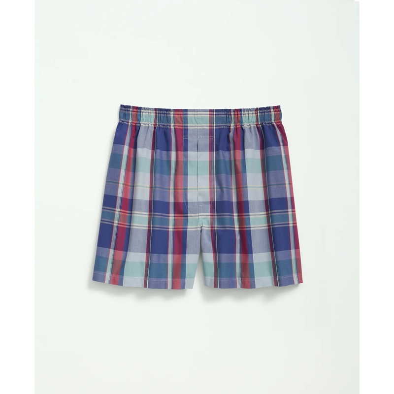 Cotton Broadcloth Madras Boxers