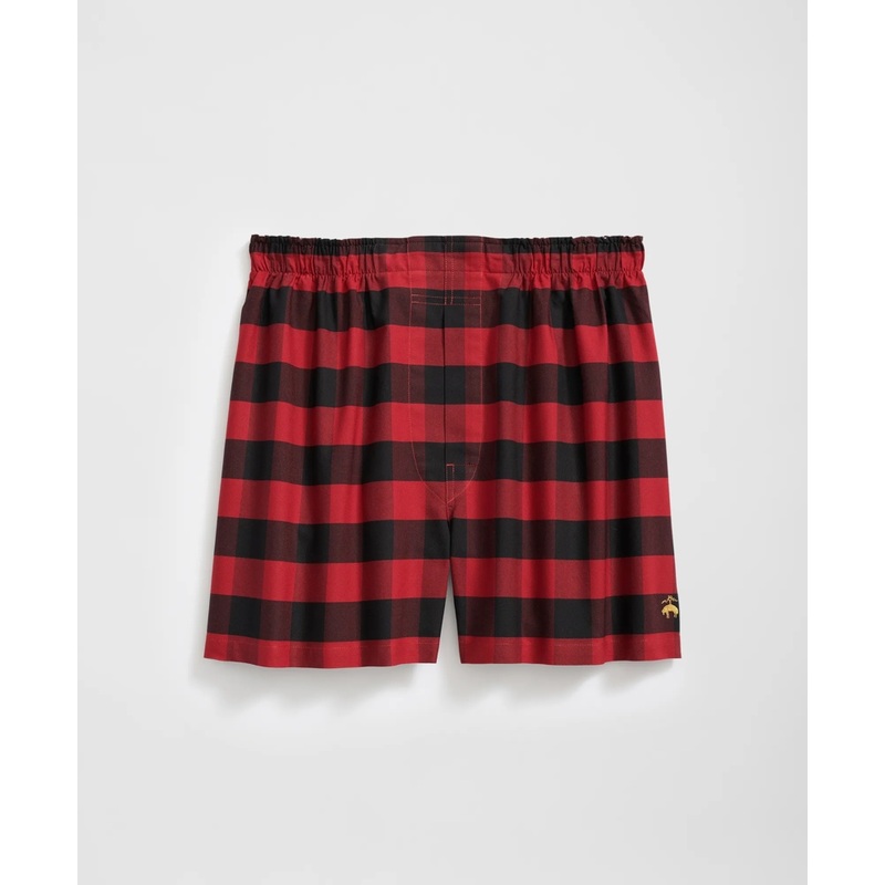 Cotton Oxford Plaid Boxers