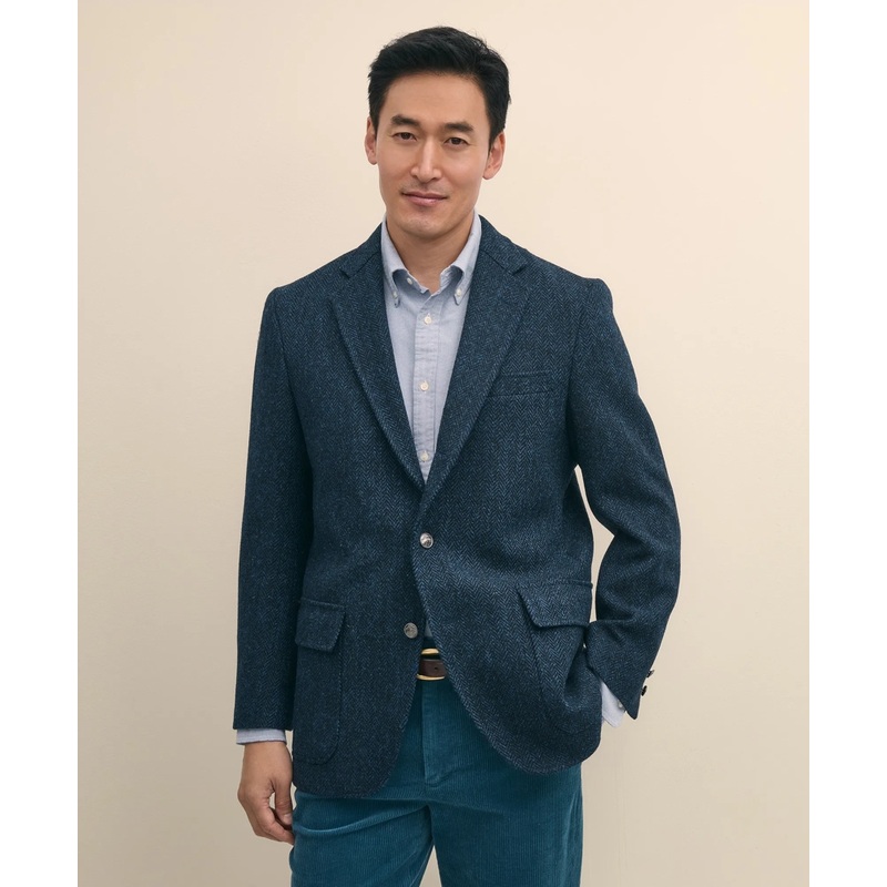 No. 1 Sack Blazer in Harris Tweed