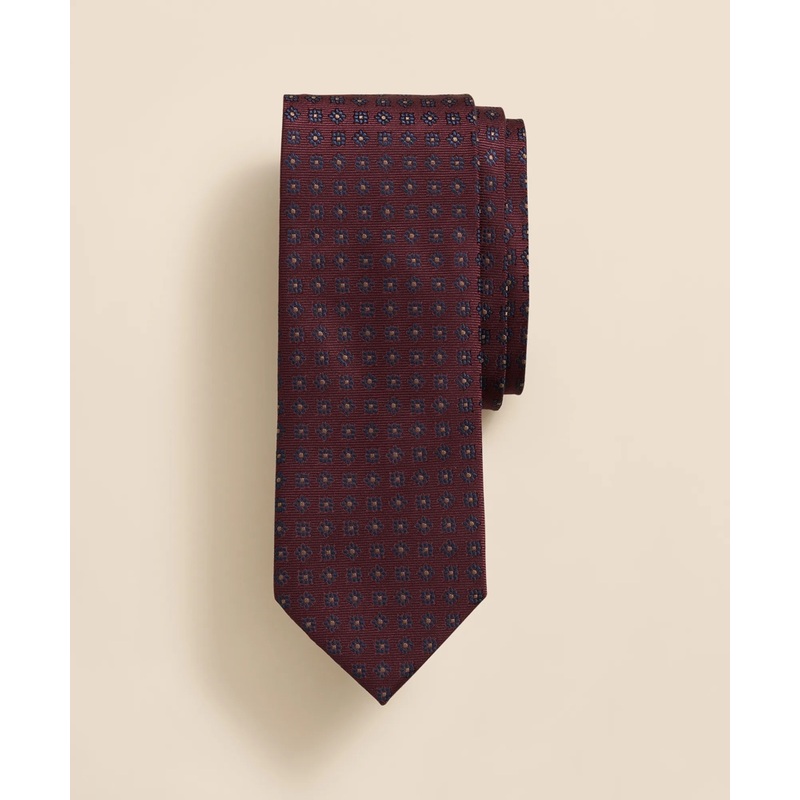 Silk Dot Flower Tie