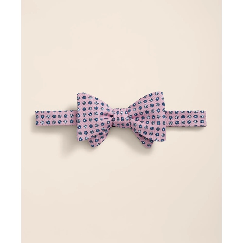 Silk Mini Floral Bow Tie