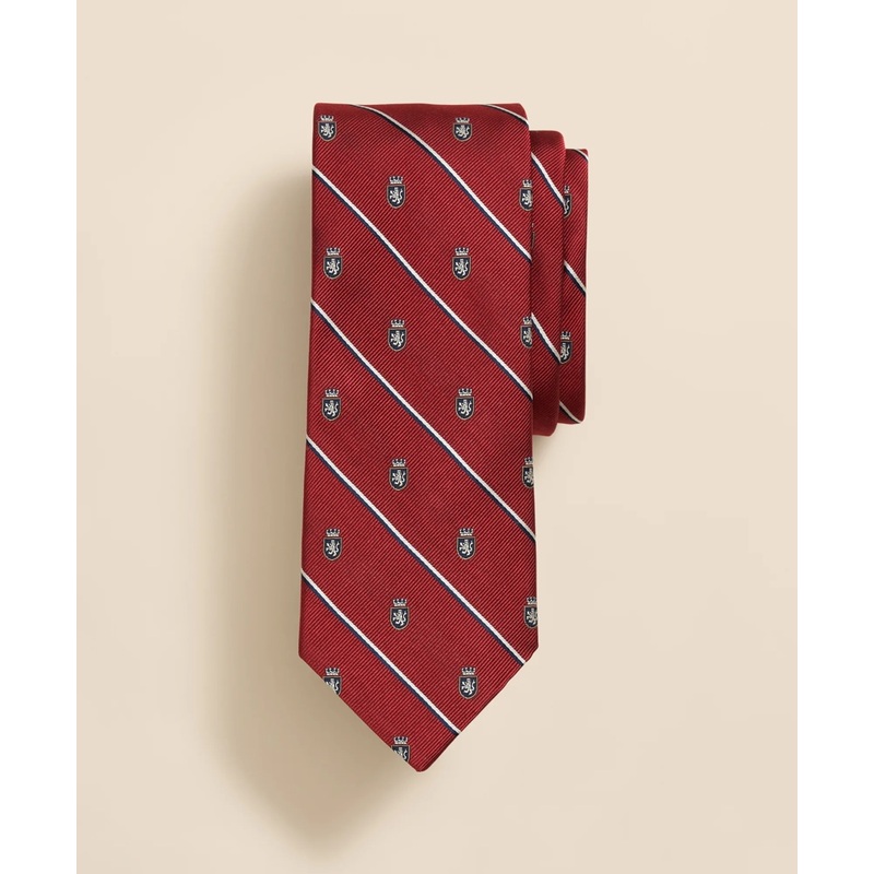 Silk Sidewheeler Striped Tie