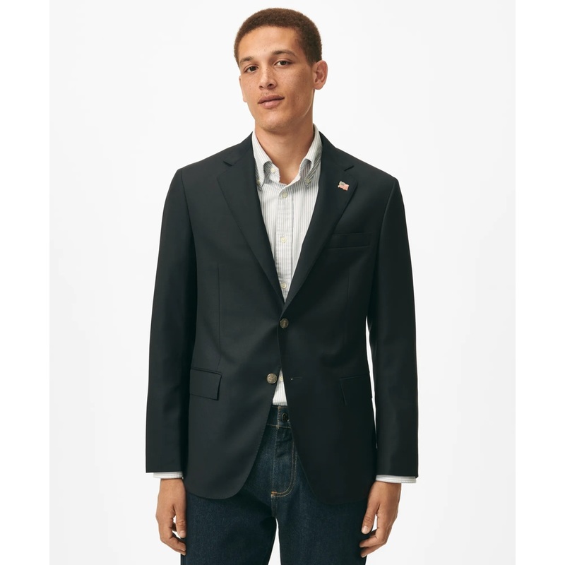 Slim Fit Stretch Saxxon Wool 1818 Blazer