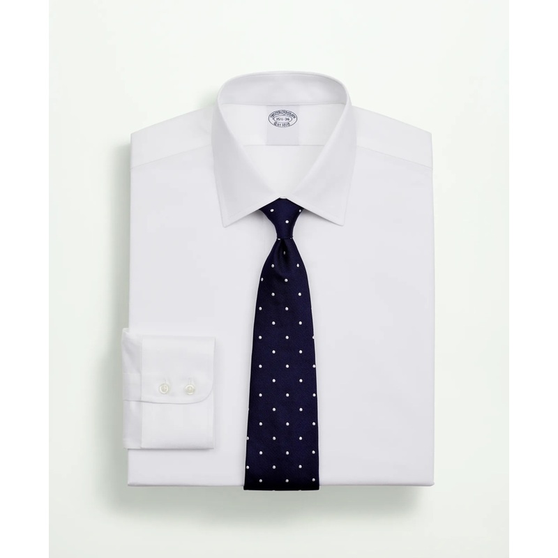 Stretch Supima Cotton Non-Iron Twill Ainsley Collar Dress Shirt