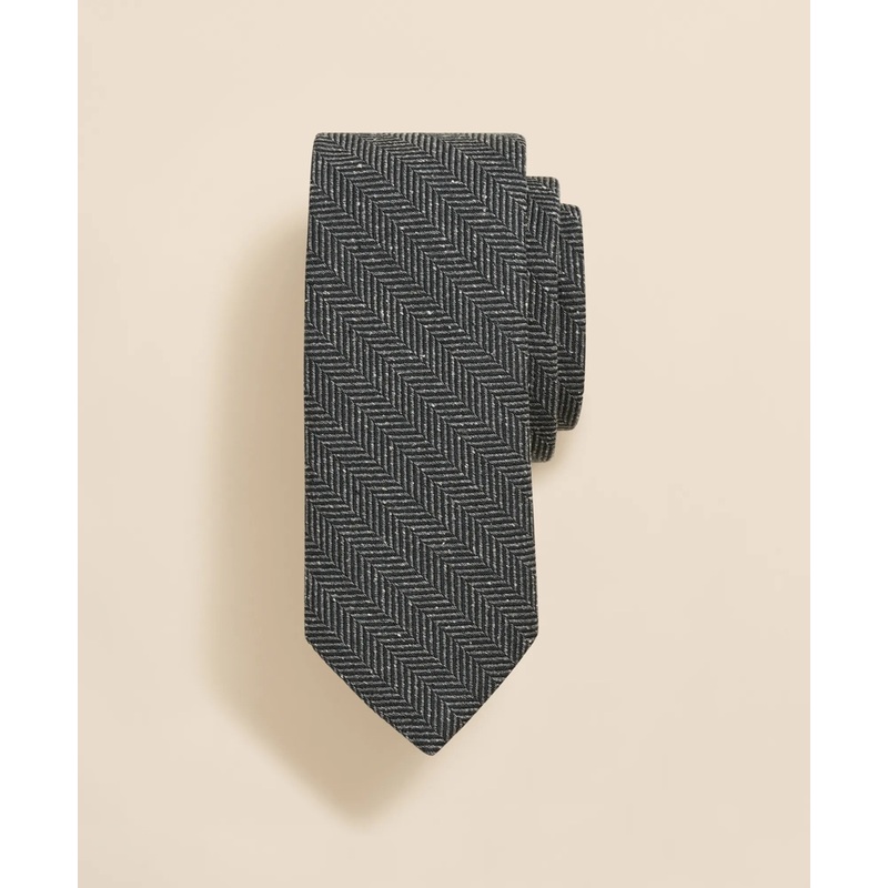 Wool Herringbone Tie