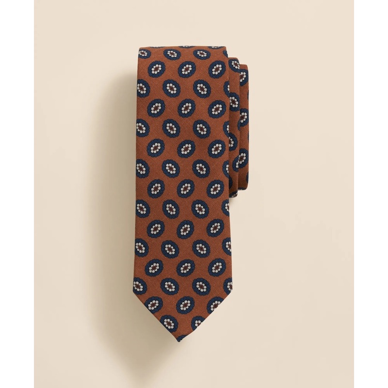 Wool Oval Flower Tie
