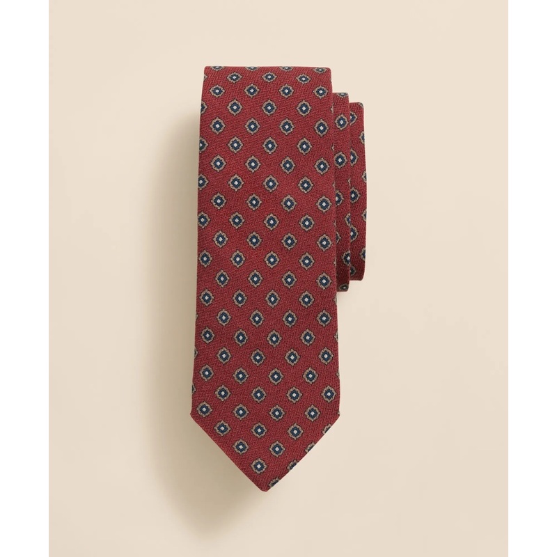 Wool-Silk Medium Square Tie