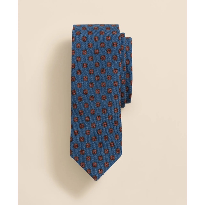 Wool-Silk Spaced Flower Tie