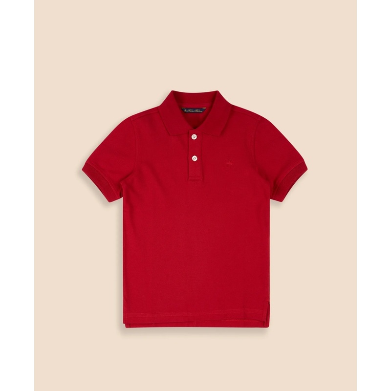 Boys Cotton-Blend Pique Polo Shirt