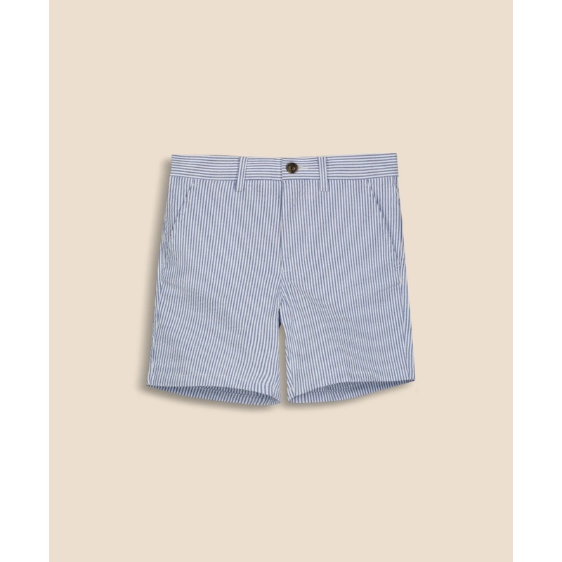 Boys Cotton Seersucker Shorts