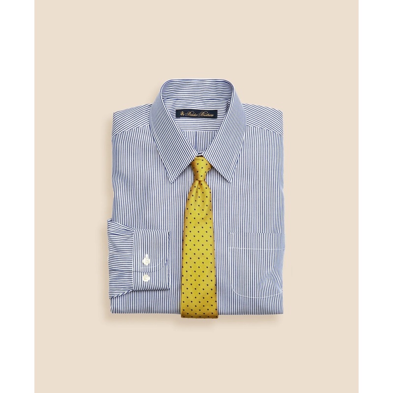 Boys Non-Iron Supima Cotton Broadcloth Candy Stripe Dress Shirt