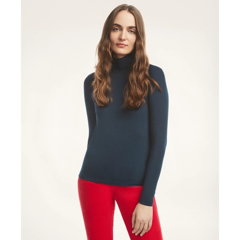 Cotton Modal Turtleneck