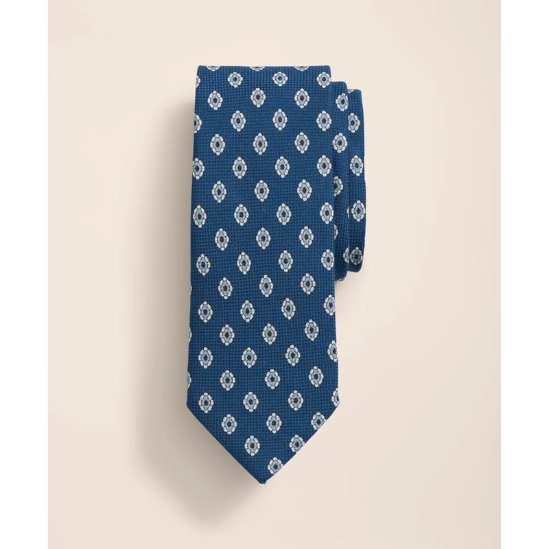 Cotton-Silk Floral Tie