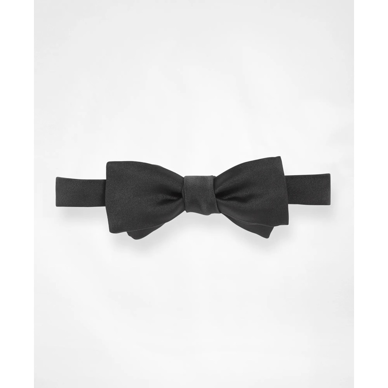 Formal Square End Satin Bow Tie