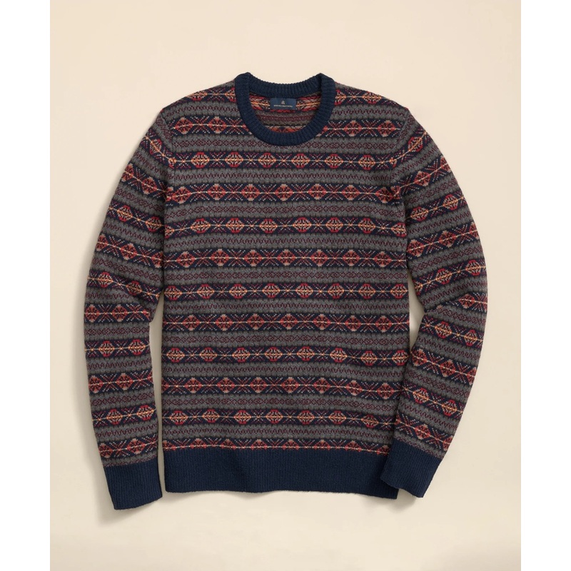 Merino-Wool Blend Heritage Fair Isle Sweater