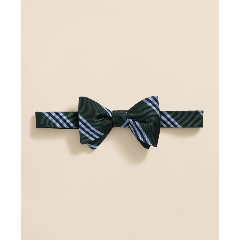 Silk BB#1 Rep Striped Bow Tie