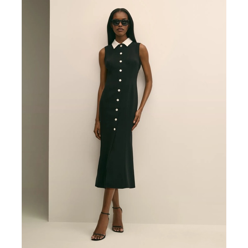 Sleeveless Shirt Dress