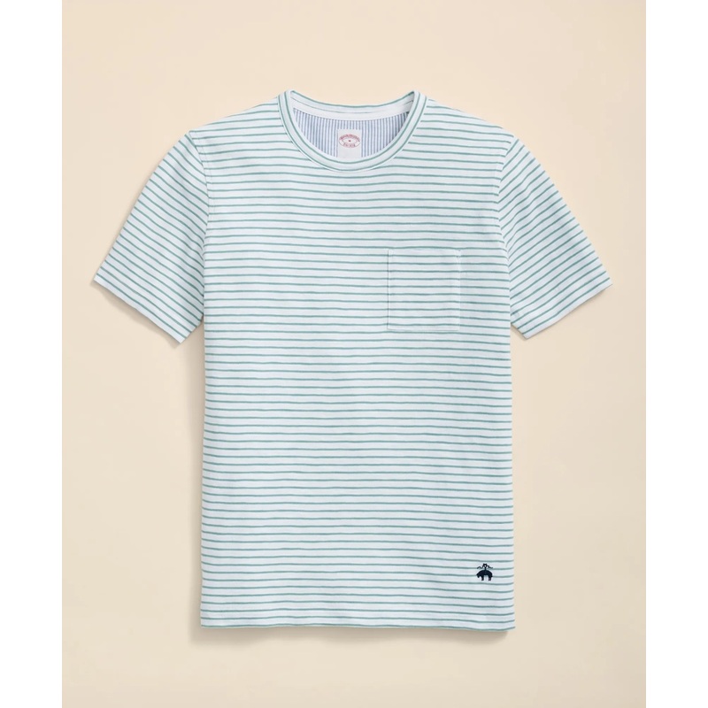 Slub Cotton Stripe T-Shirt