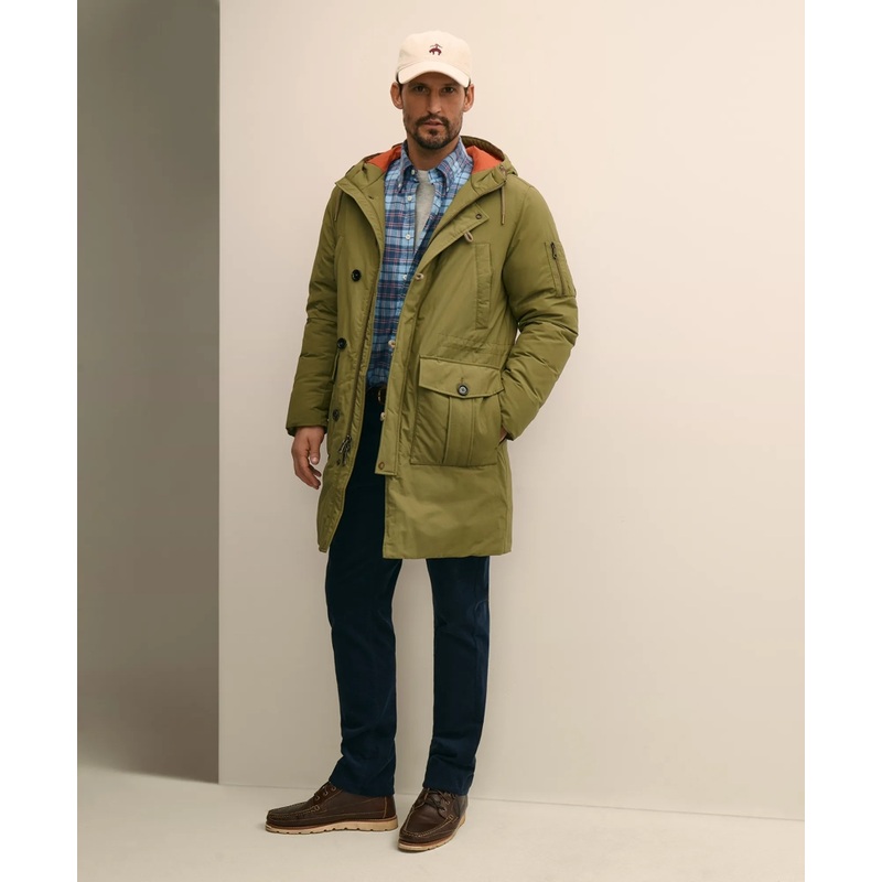 Water-Resistant Down Hooded Parka