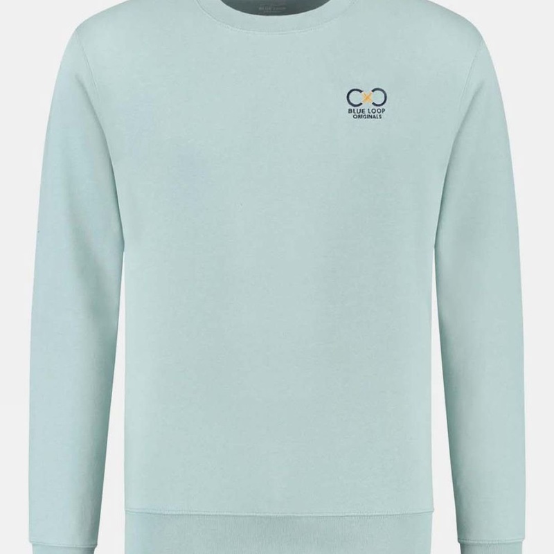 Blue Loop Originals Mens Blue Fleece Sweater