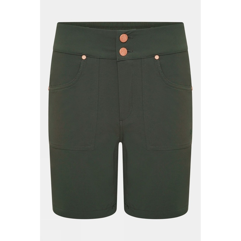 Acai Womens Mid Length Trek Shorts