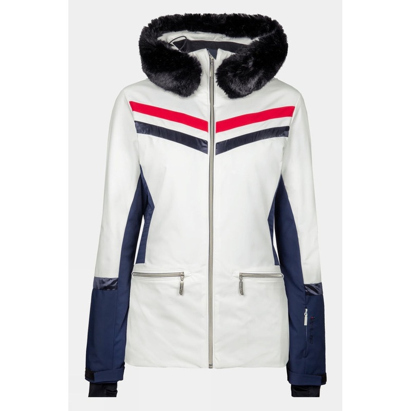 Henri Duvillard Womens Alicia Faux Fur Ski Jacket