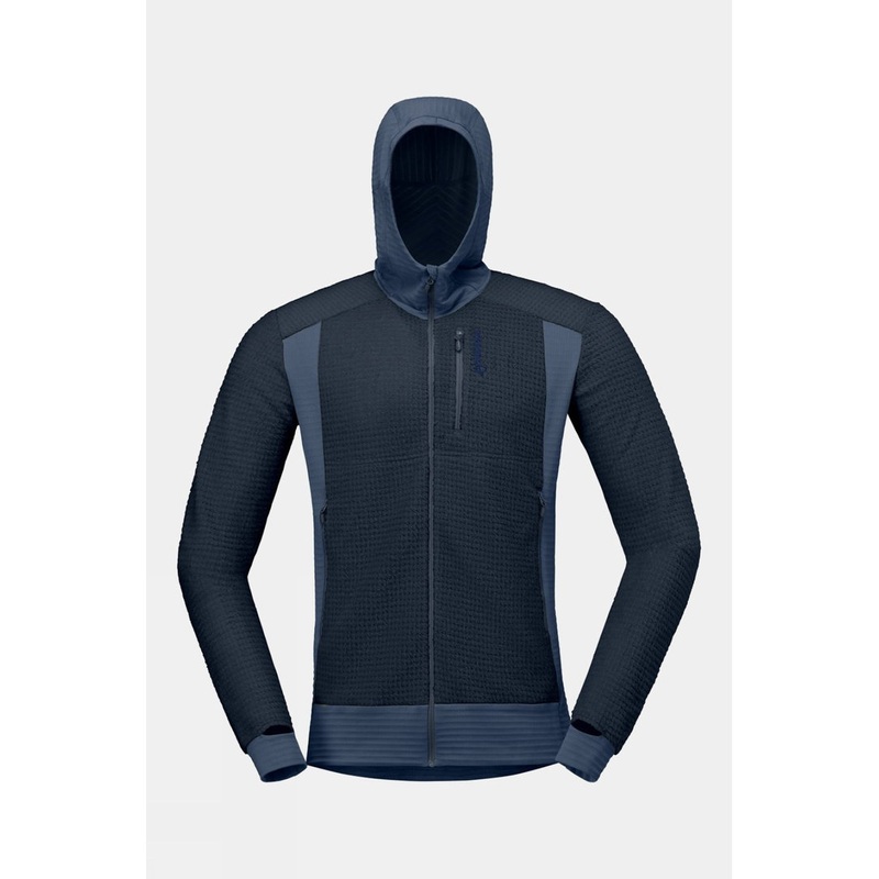 Norrona Mens Falketind Alpha120 Full Zip Hood Jacket