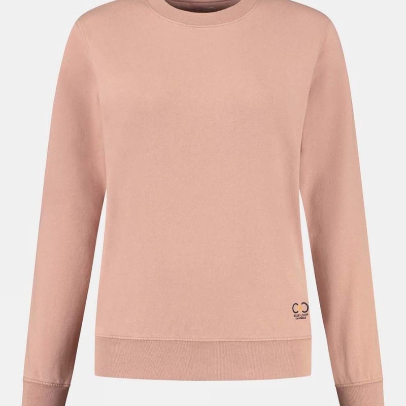 Blue Loop Originals Womens Blue Fleece Sweater