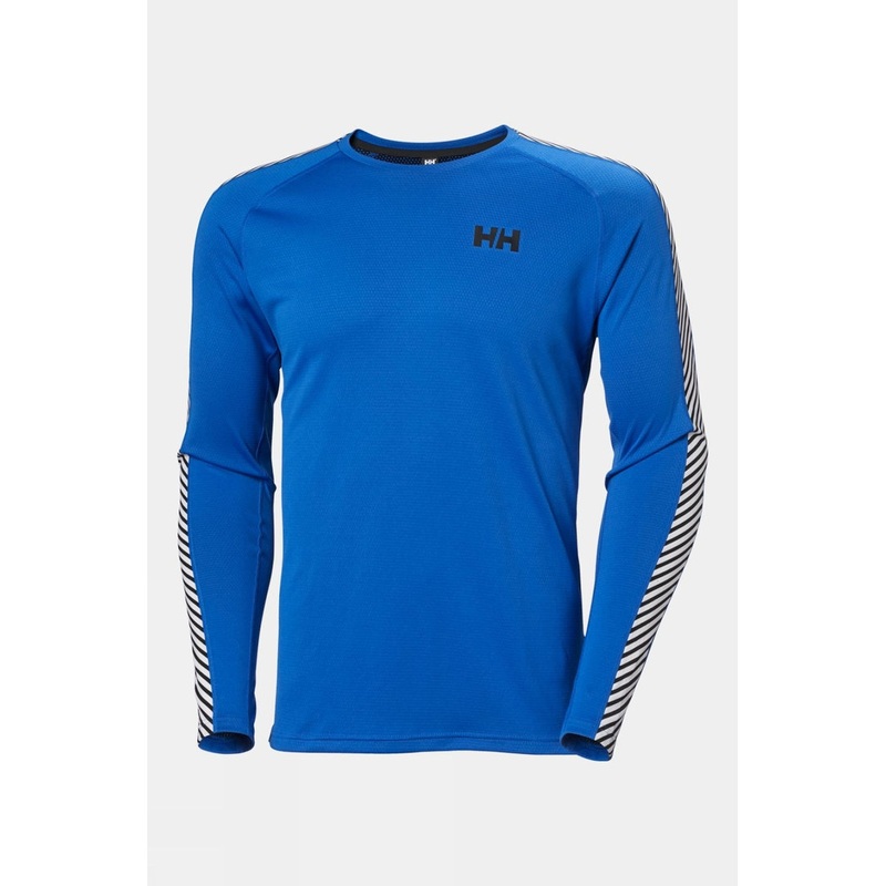 Helly Hansen Mens Lifa Active Stripe Crew Baselayer Top