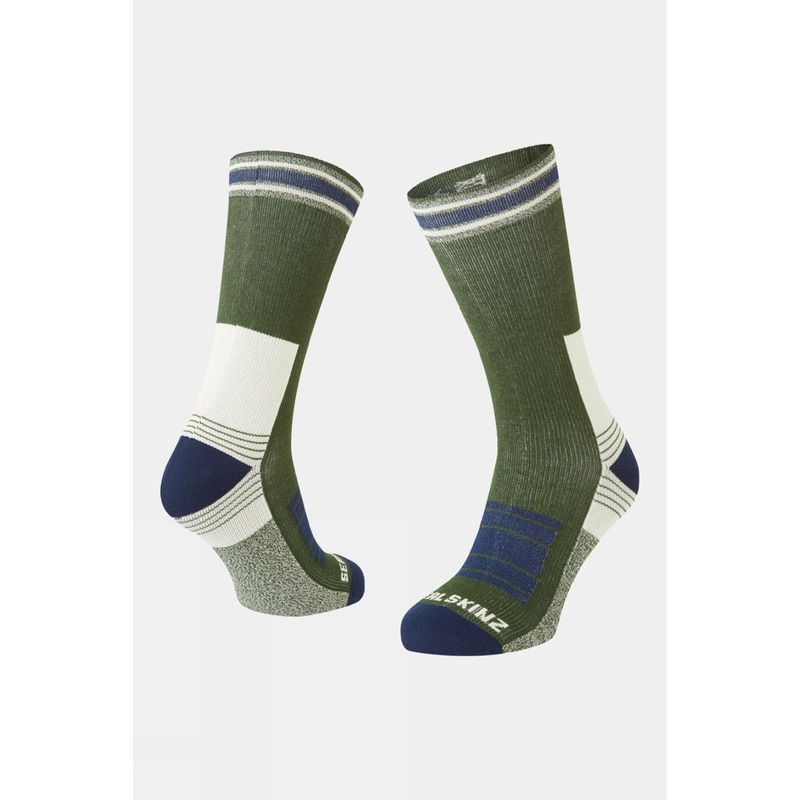 Sealskinz Mens Norwich Waterproof Cold Weather Mid Length Socks