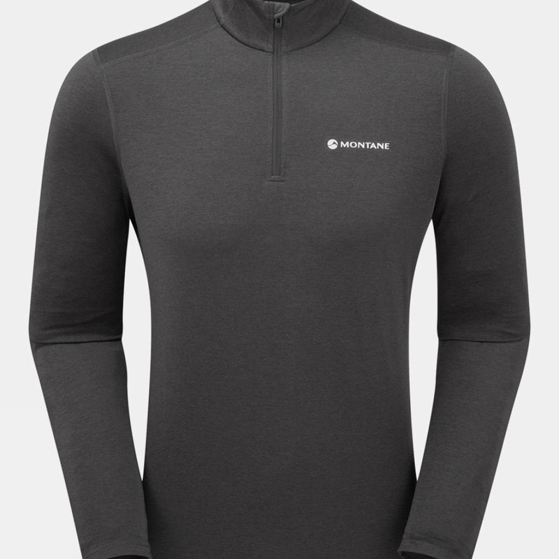 Montane Mens Dart XT Zip Neck Base Layer Top