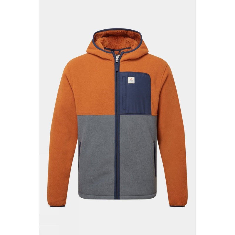 Passenger Mens Loch Hooded Recycled Polar Fleece